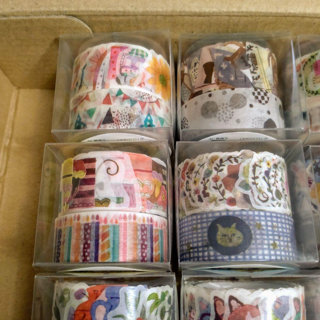 794.新品＆中古　フェリシモ　マスキングテープ　20セット40個⑤