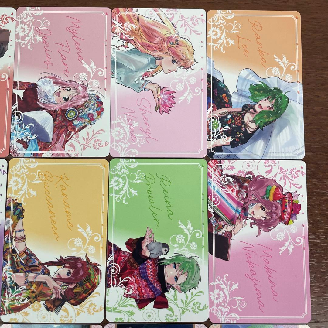 ❶マクロス万国博覧会 テレホンカード風シート 全20種コンプ