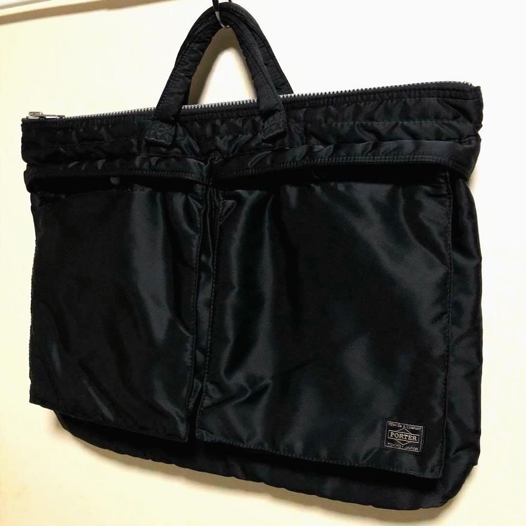 美品✨ポーター タンカー シュートヘルメットL ブラック A4可 吉田カバン
