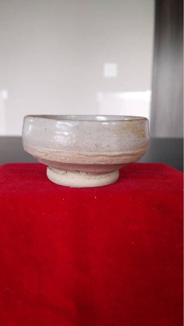 李朝盃　朝鮮美術　古陶磁　韓国美術　李朝　白磁　祭器　明器