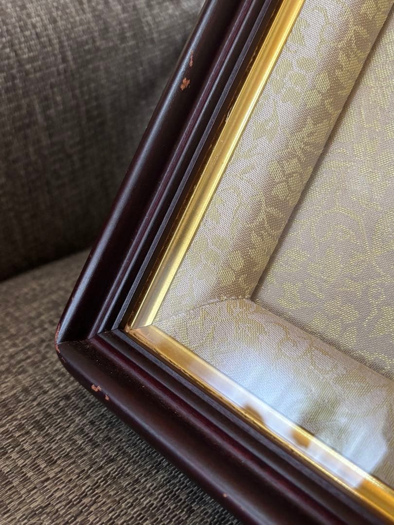 勲三等瑞宝章 勲記 額縁のみ 木製枠 勲章額 叙勲額