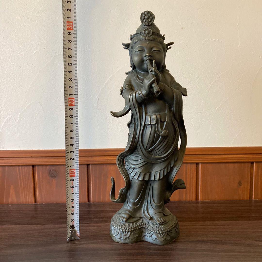 天平の調べ 山崎溥之作 フランクリン画廊 骨董 工芸 置物 古美術