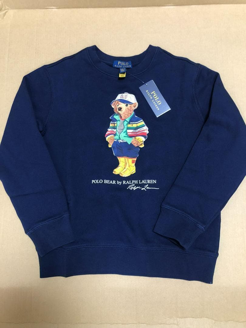 ラスト1枚　新品タグ付きラルフローレン ポロベア　トレーナー　ボーイズM 150