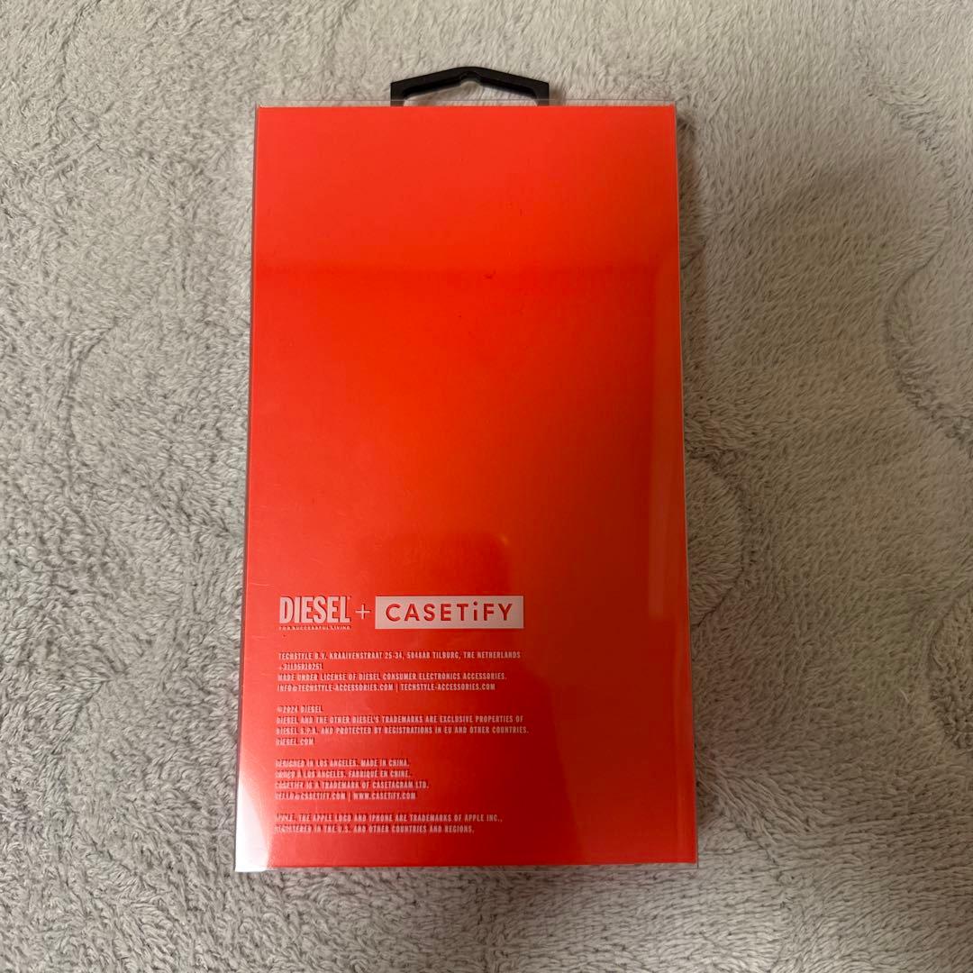 スマホアクセサリー DIESEL Black Oxidized Biscotto Case