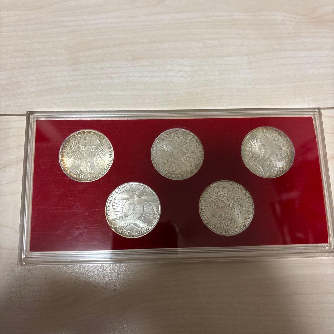 ミュンヘンオリンピック記念銀貨セット