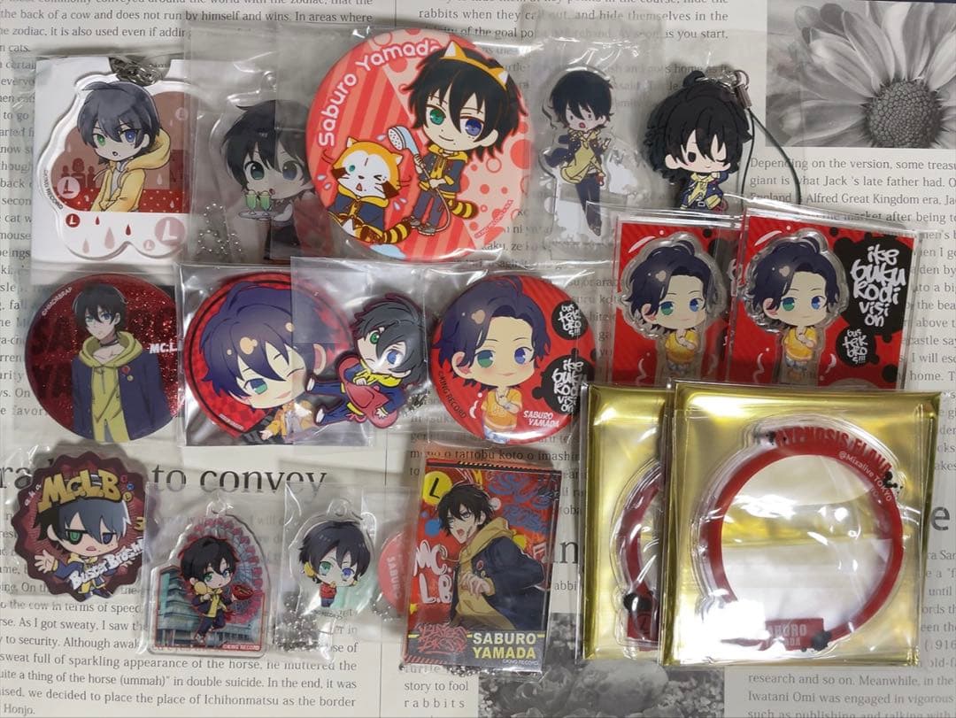 ヒプノシスマイク 三郎 Flava マルイ アニカフェ 缶バッジ アクキー