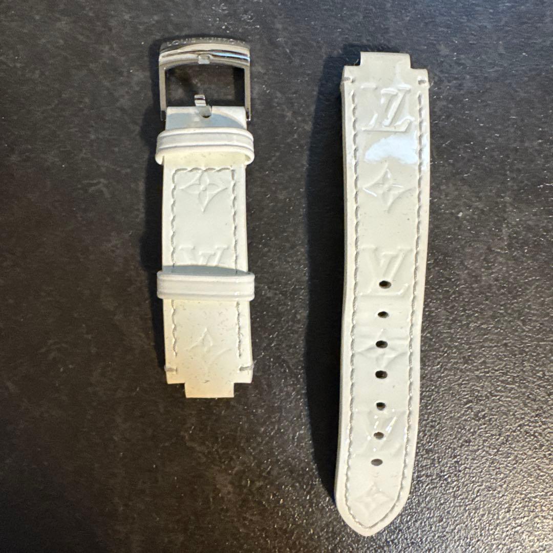 ルイ・ヴィトン ホワイトタンブール　純正レザーベルト