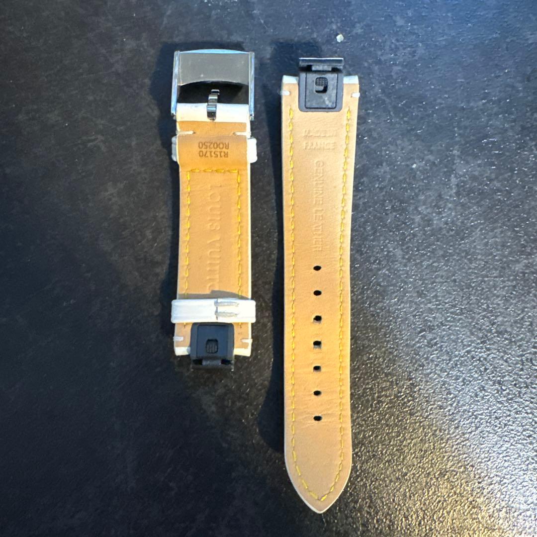 ルイ・ヴィトン ホワイトタンブール　純正レザーベルト