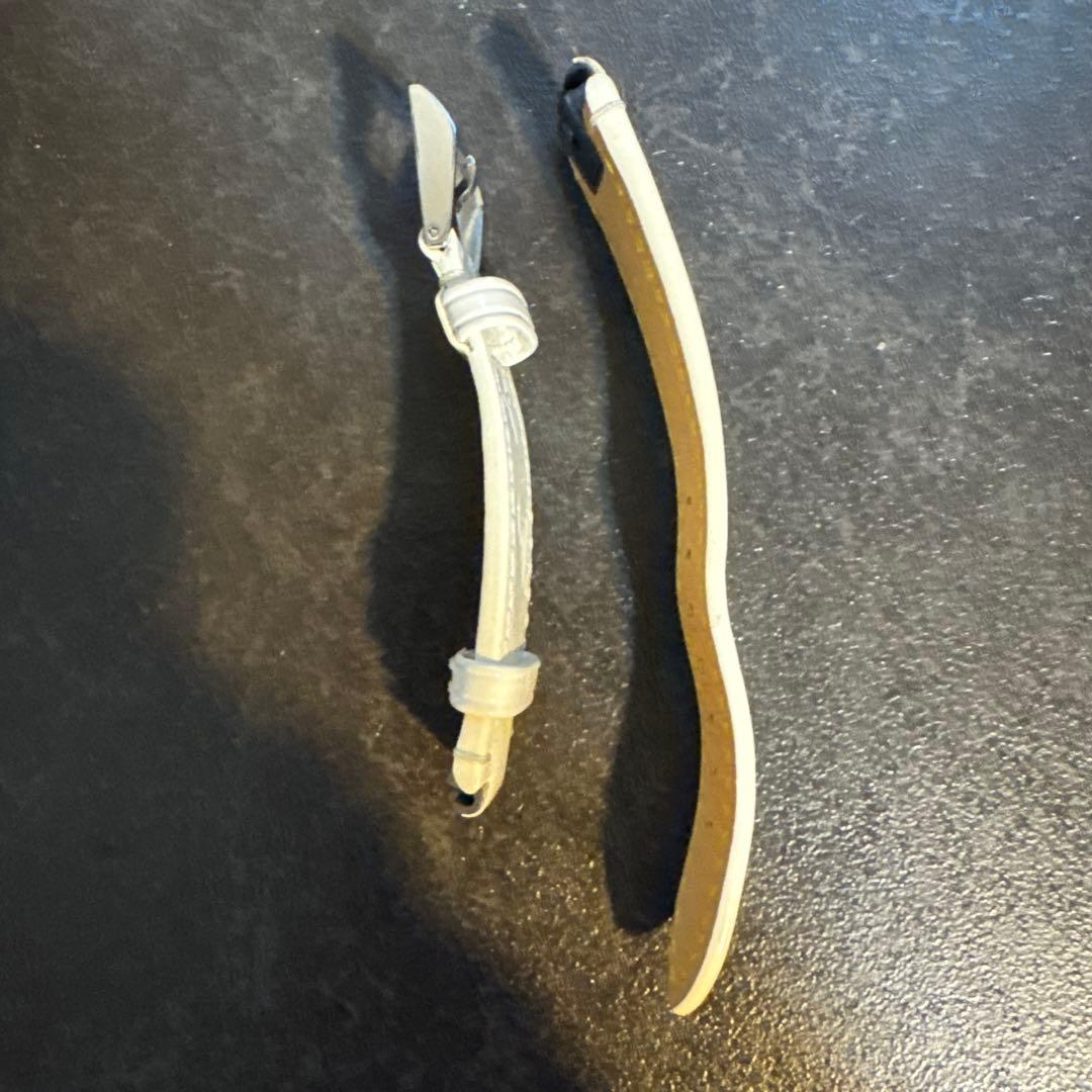 ルイ・ヴィトン ホワイトタンブール　純正レザーベルト