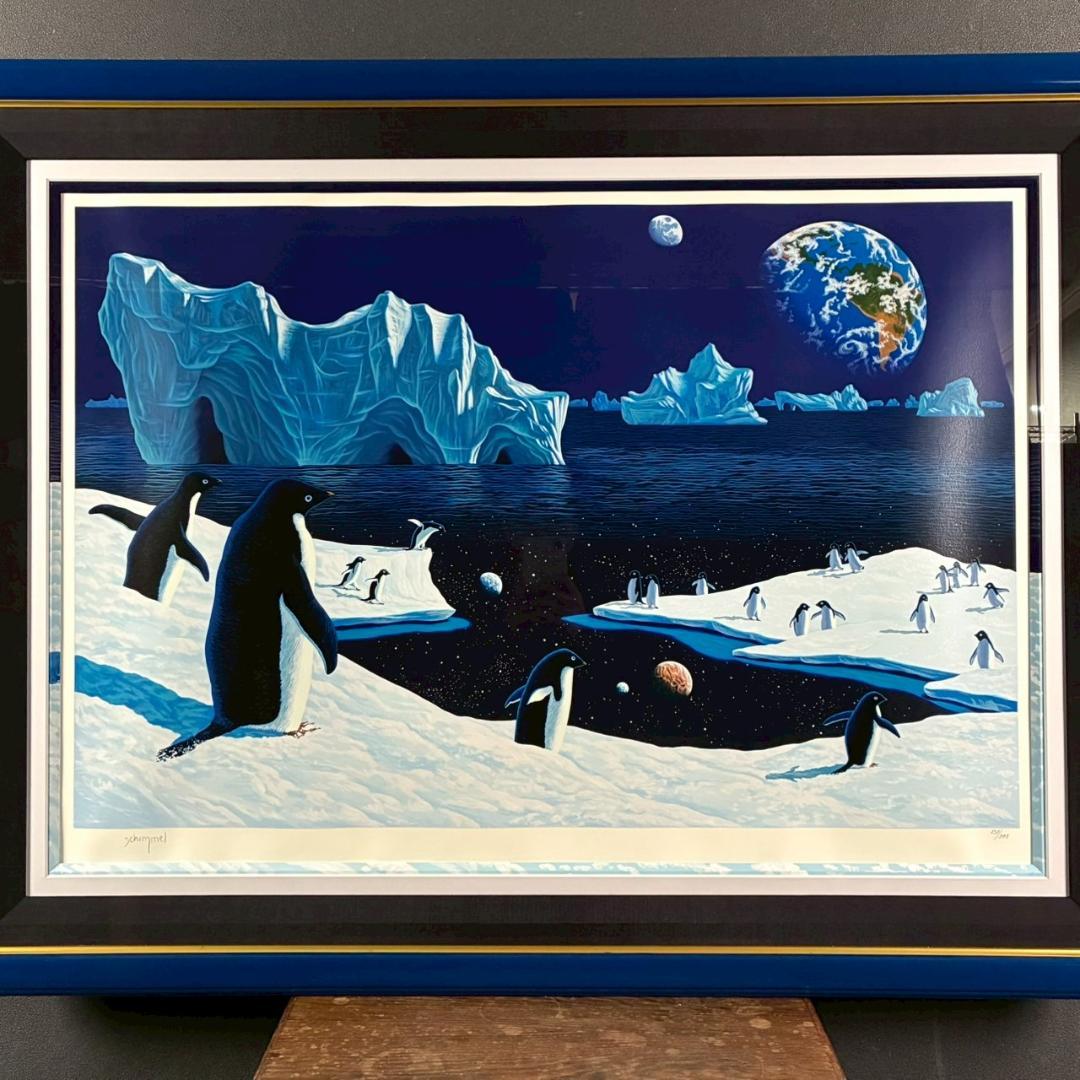 美品 シム・シメール「魔法」シルクスクリーン 大作 直筆サイン入 作品保証書有