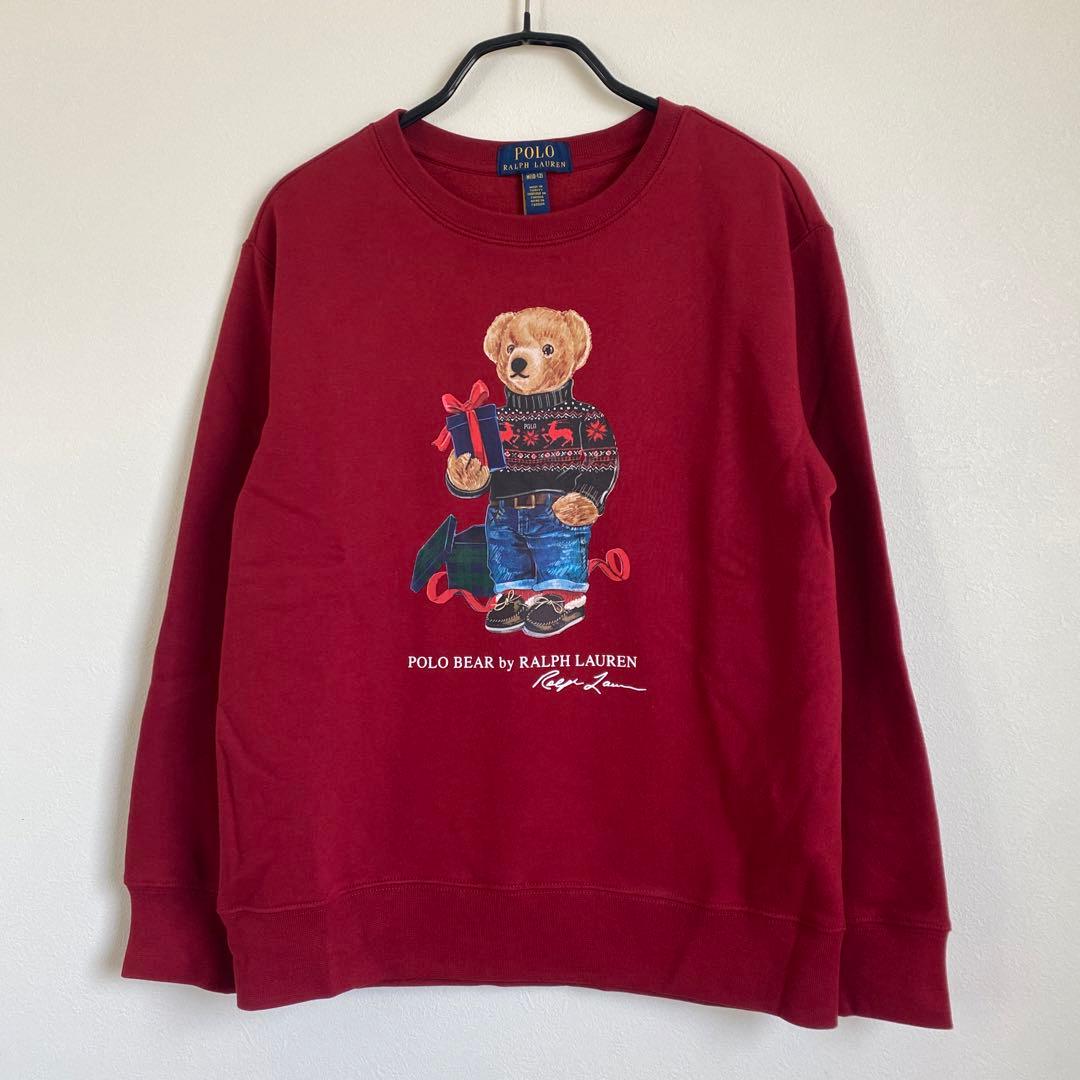 新品★ラルフローレン ポロベア トレーナー Boys M（レディースS～M相当）