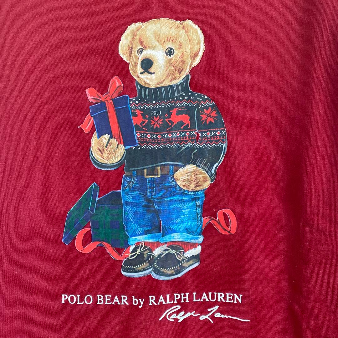 新品★ラルフローレン ポロベア トレーナー Boys M（レディースS～M相当）