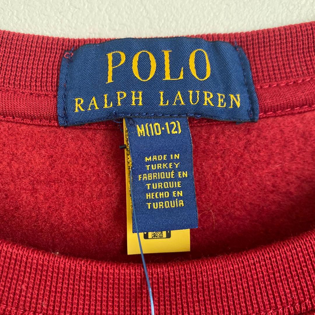 新品★ラルフローレン ポロベア トレーナー Boys M（レディースS～M相当）