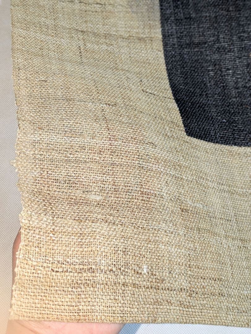 aw548★のれん2点 京都　佐今　高級暖簾　麻のれん　草木染 本藍染　麻