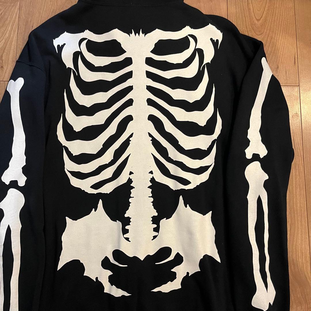 【極美品】BALZAC バルザック BONEパーカー XL ボーンパーカー 黒