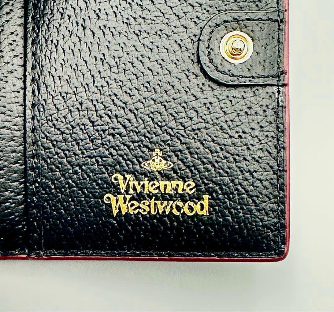 【最新✦新品】Vivienne Westwood ２つ折り財布 ブラック 黒