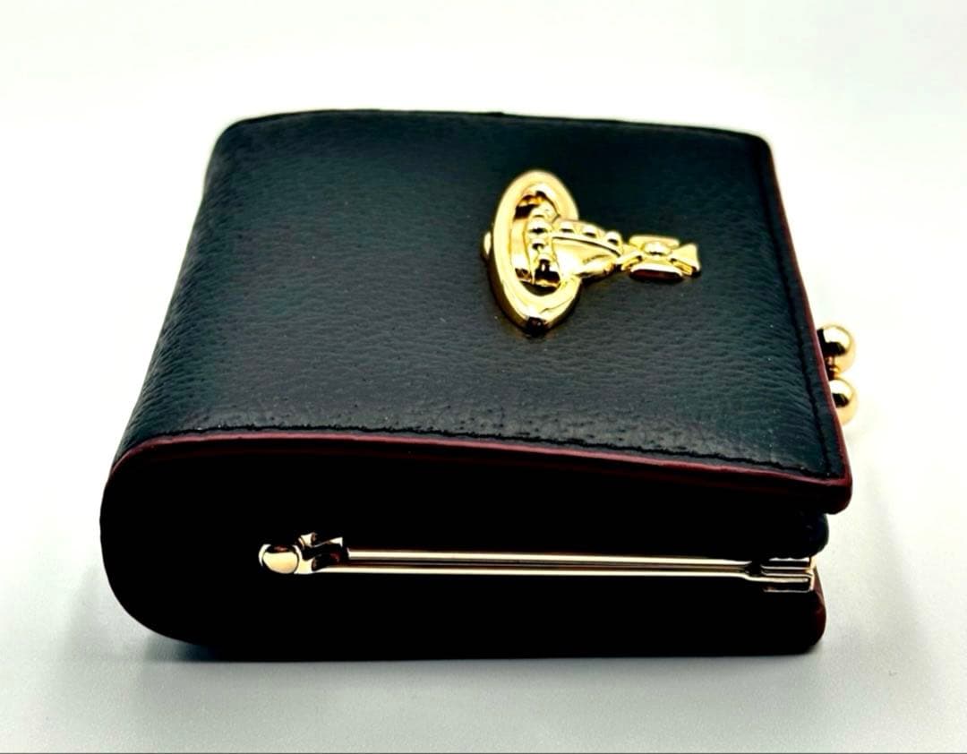 【最新✦新品】Vivienne Westwood ２つ折り財布 ブラック 黒
