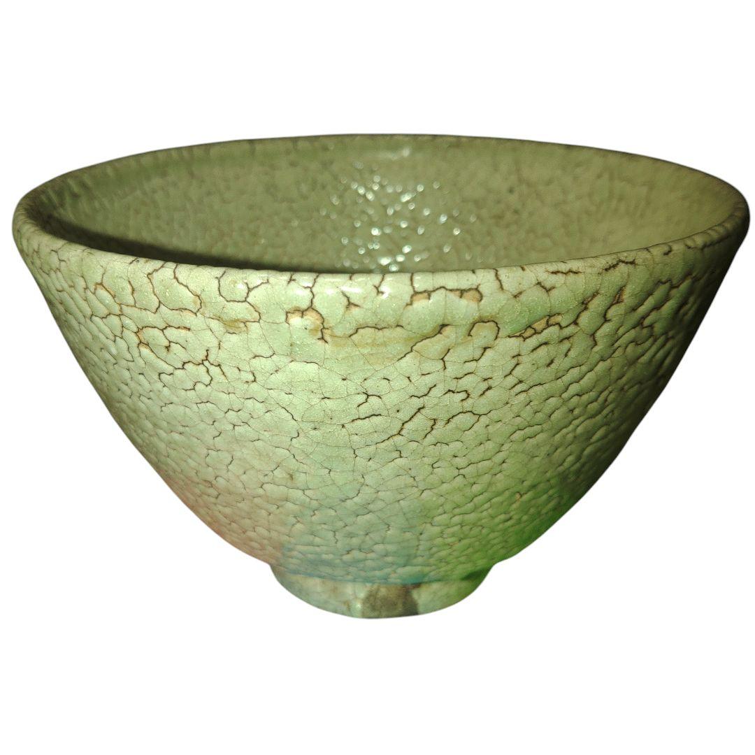 古唐津　梅花皮茶碗　茶道　茶器　保存箱付き