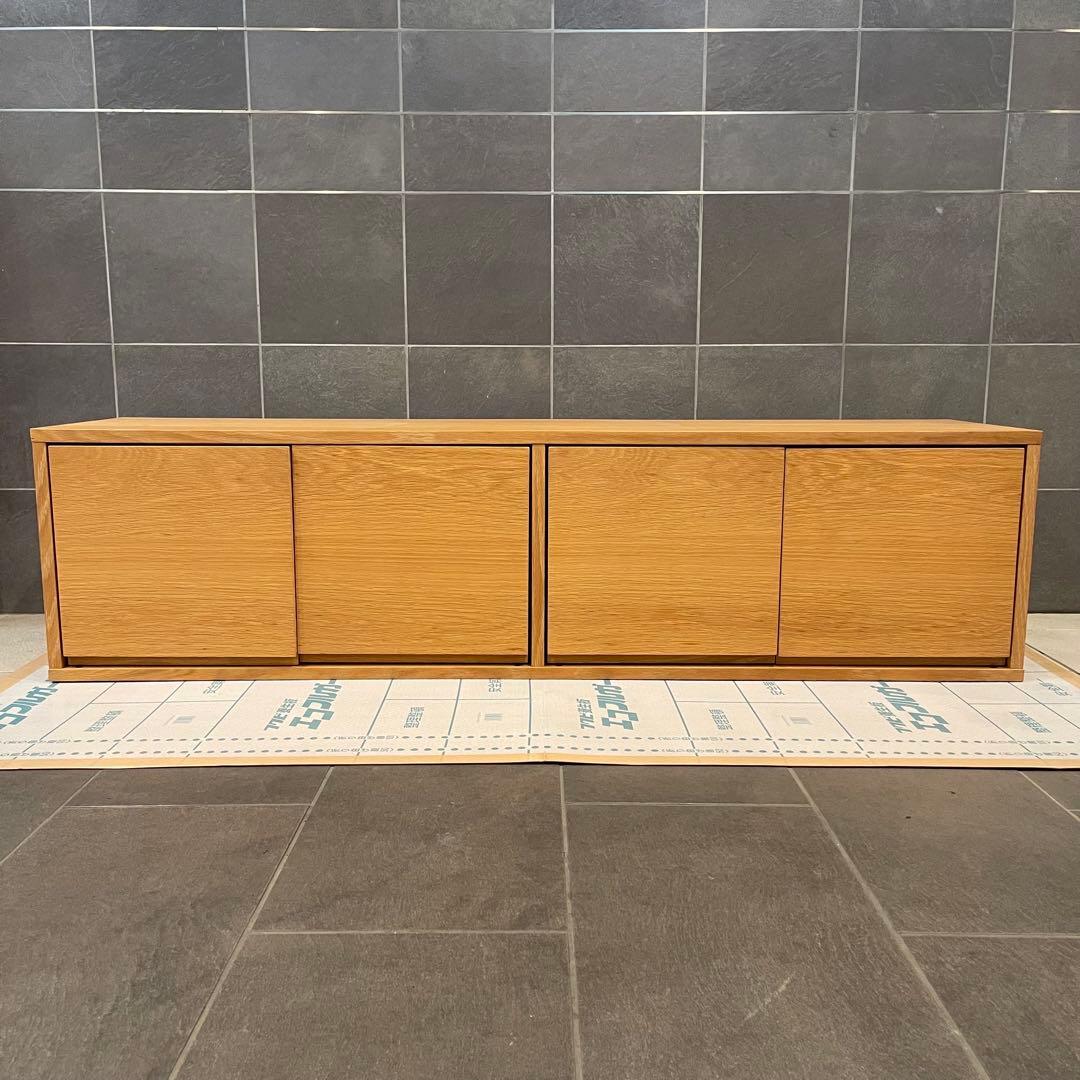 無印良品 スタッキングキャビネット テレビボード オーク材