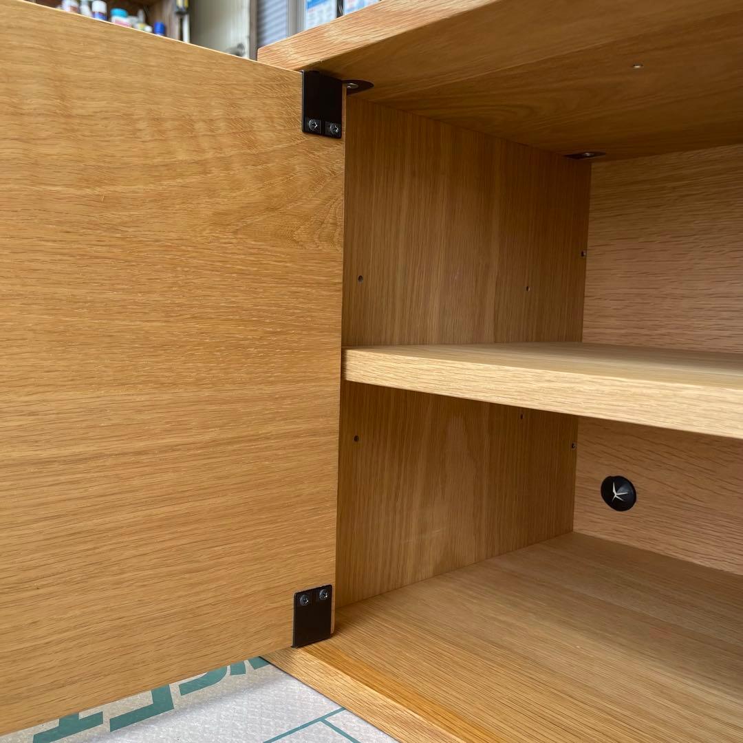無印良品 スタッキングキャビネット テレビボード オーク材