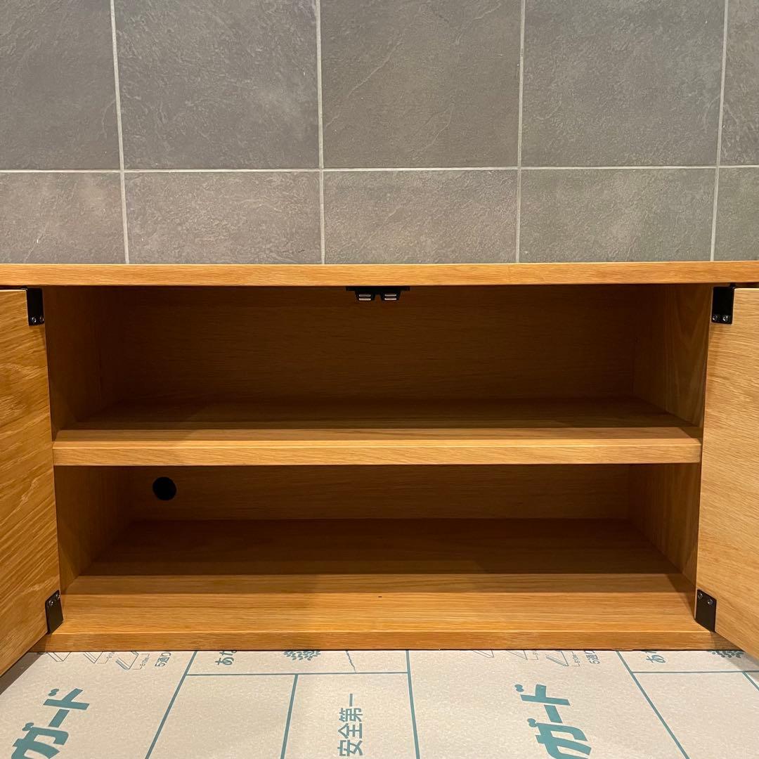 無印良品 スタッキングキャビネット テレビボード オーク材
