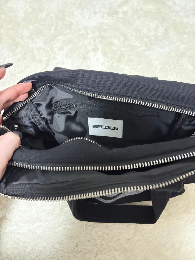 BEEDEN MINI B LOGO BAG BLACKビーデンB ロゴバッグ