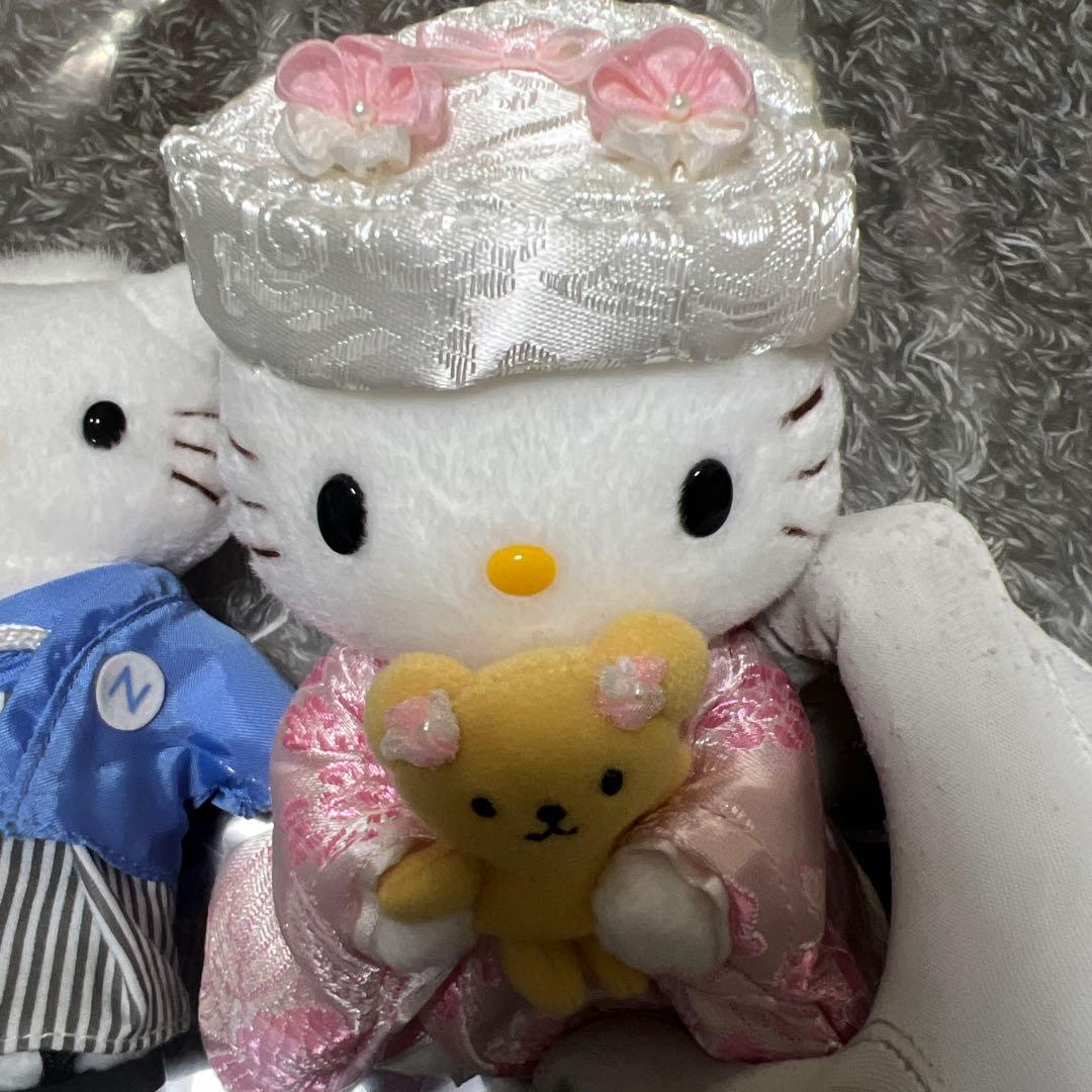 ハローキティ 和服スタイル ぬいぐるみセット