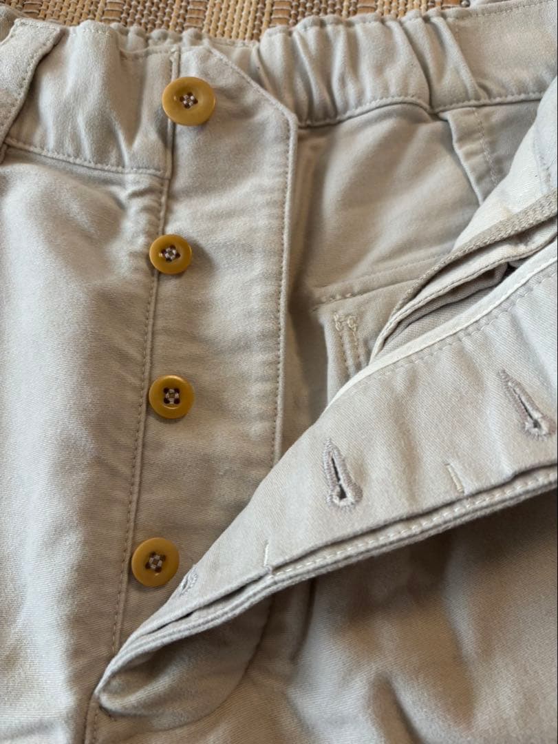 yumi様　45Rライトベージュ ストレートレッグ チノパン