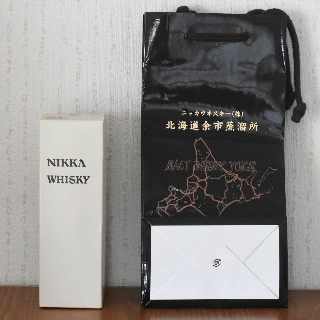 ニッカ ウイスキー 原酒 20年 シングルカスク 北海道余市蒸溜所限定 未開封品