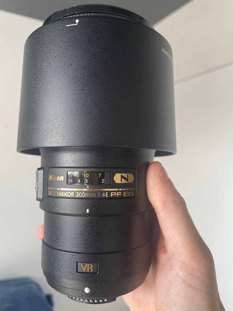 Nikon 300mm f/4E PF ED (保護フィルター付) サンヨン