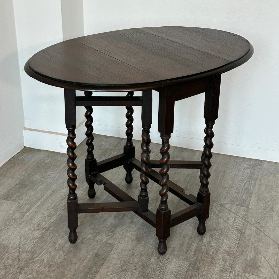 イギリス アンティーク家具 ゲートレッグテーブル 1930年頃 852A