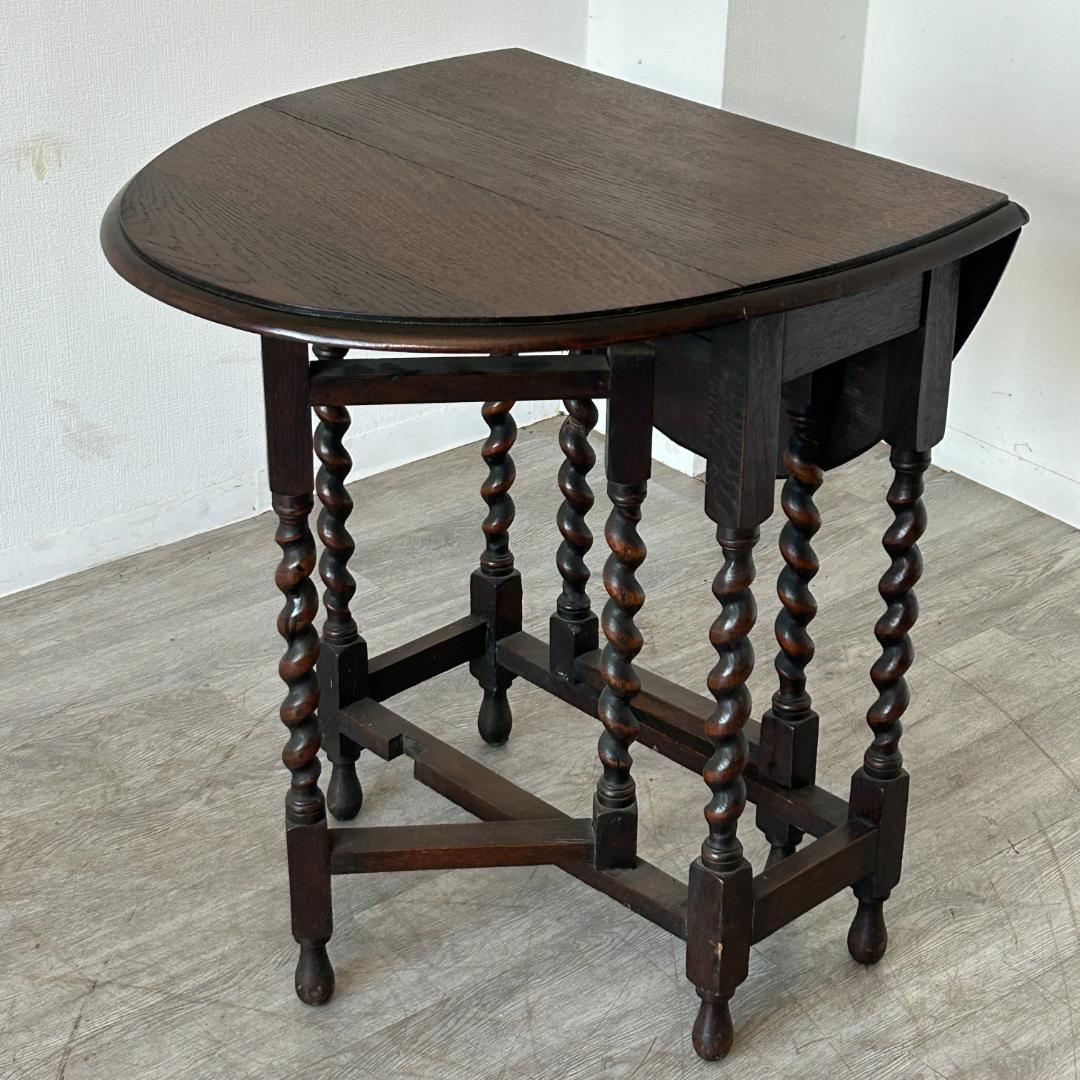 イギリス アンティーク家具 ゲートレッグテーブル 1930年頃 852A