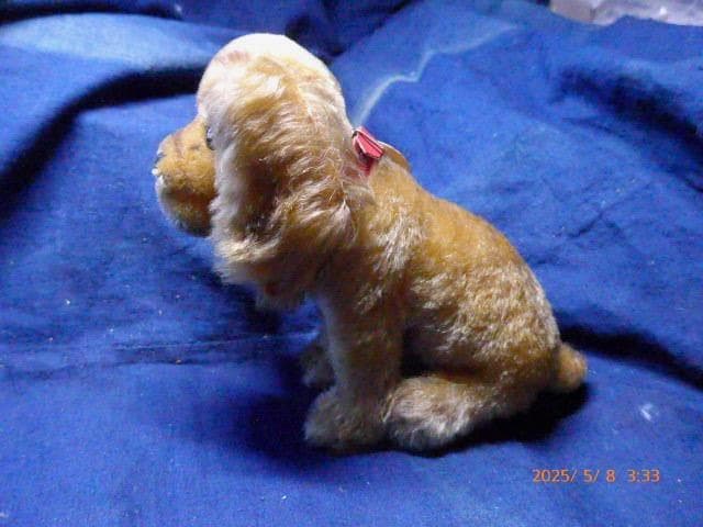 シュタイフのとても貴重な50年代から60年代の犬のぬいぐるみです