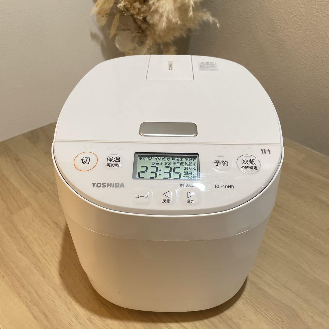 美品　TOSHIBA RC-10HR 2024年製 IH炊飯器 5.5合炊き