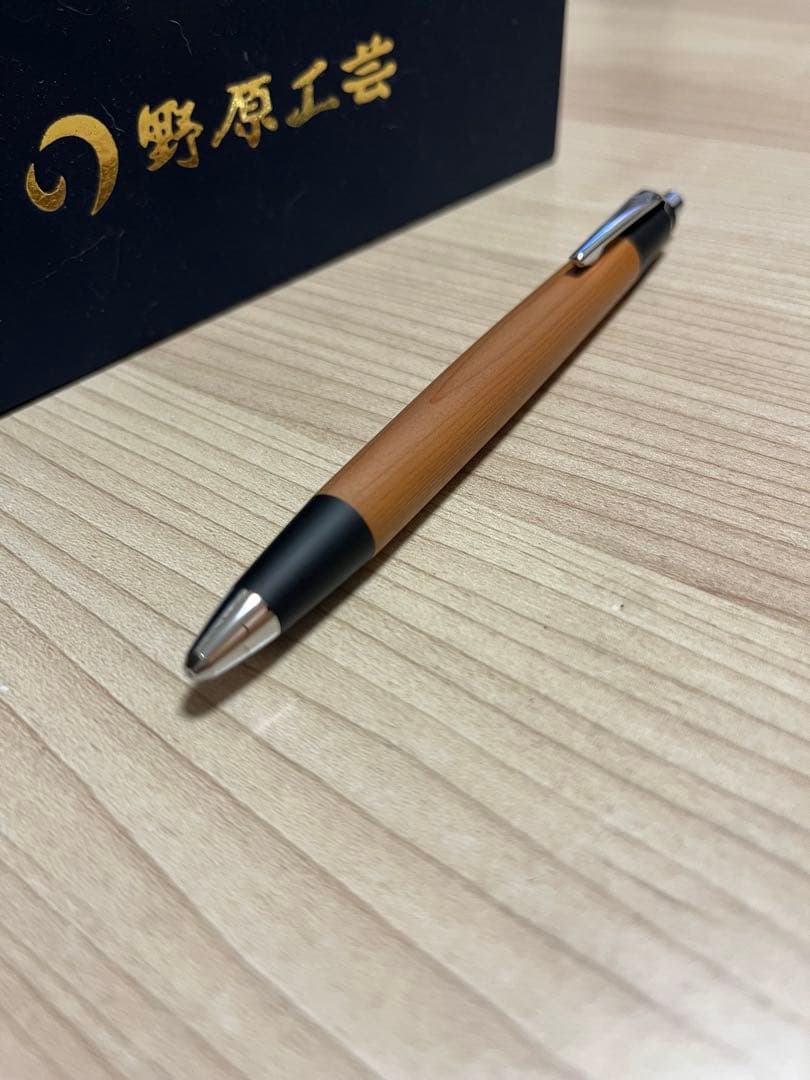 野原工芸 新型シャープペンシル　シルバークリップ　イチイ