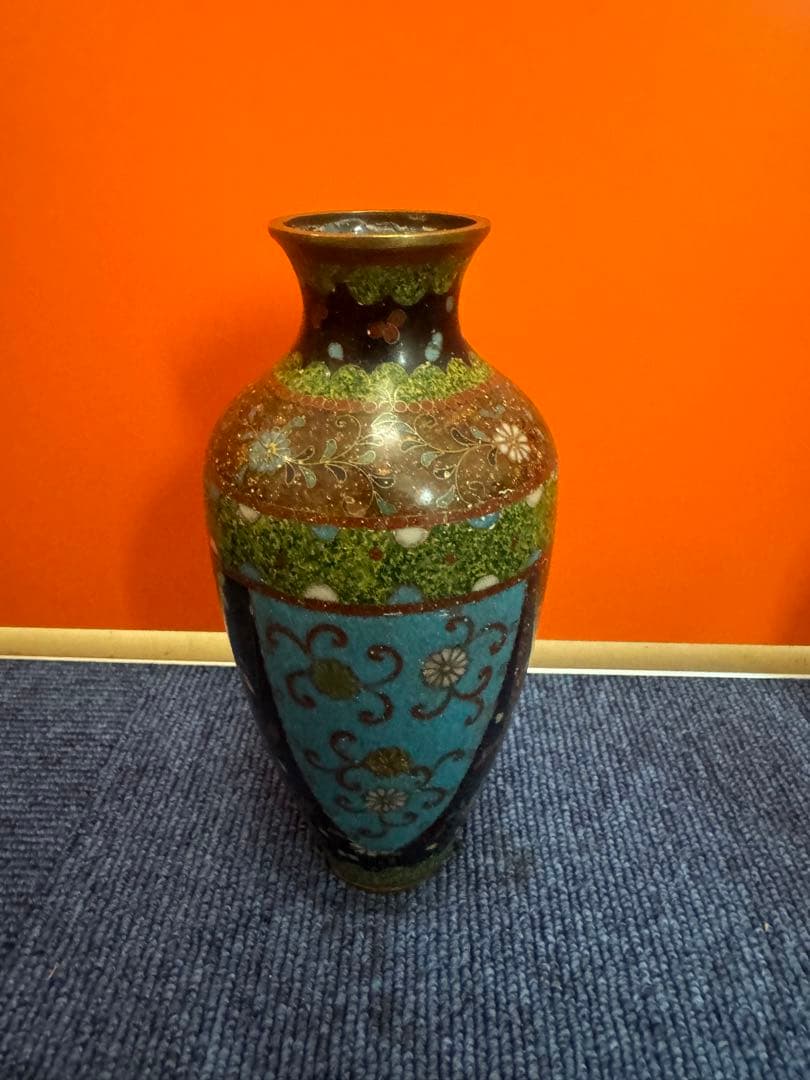 1851   七宝焼　景泰藍　花瓶5客