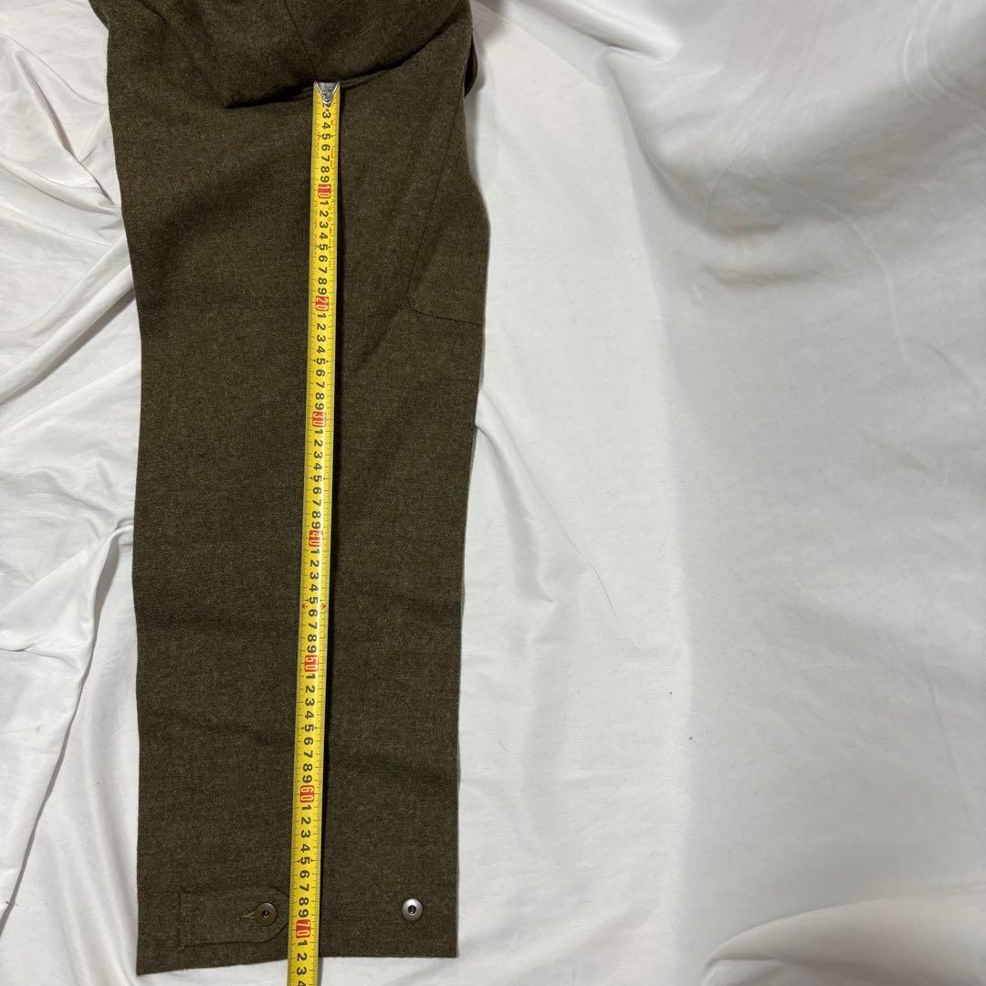 カナダ軍 50's バトルドレスウールトラウザーズ ウールパンツ デッドストック