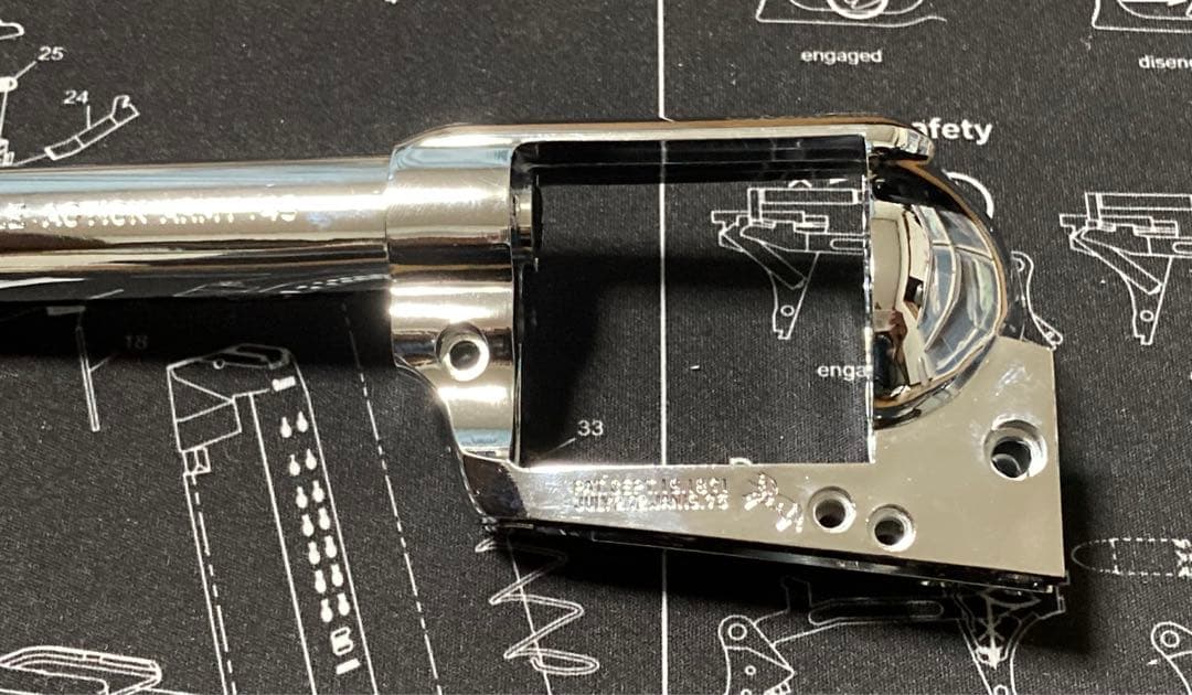 大空　新品未使用 HWS SAA シルバー アーティラリー バレルフレーム