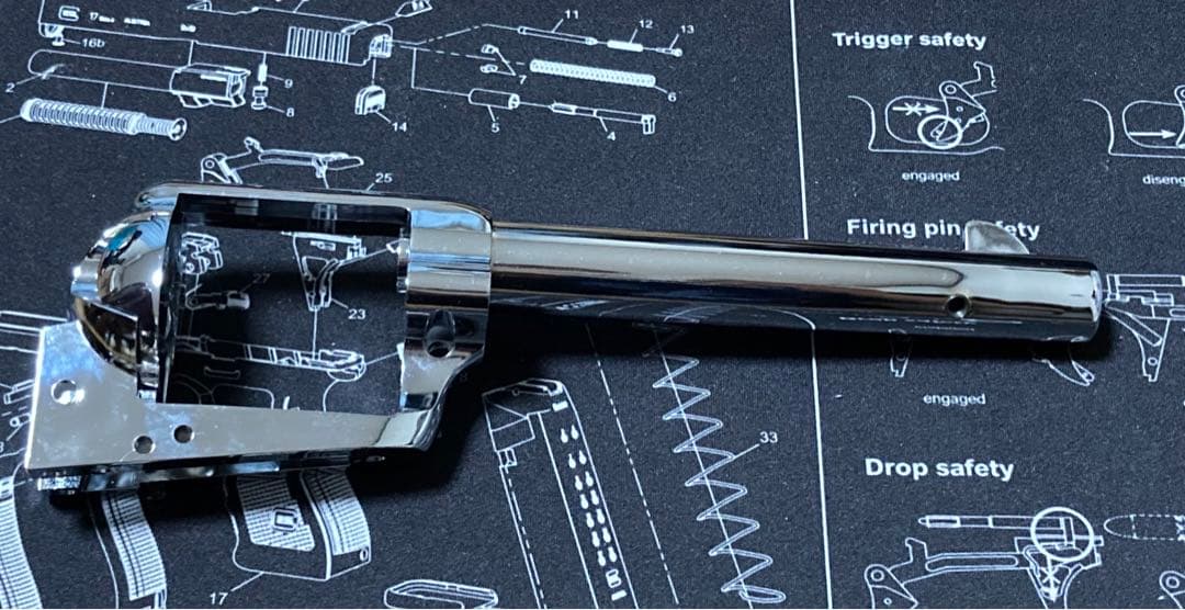 大空　新品未使用 HWS SAA シルバー アーティラリー バレルフレーム