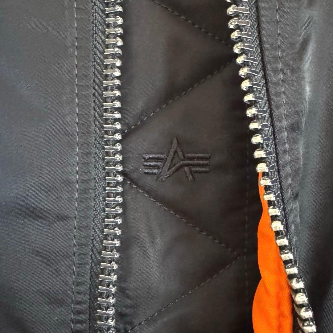 【美品】バンダイ　MA1フライトジャケット　機動戦士ガンダム　アルファコラボ　L