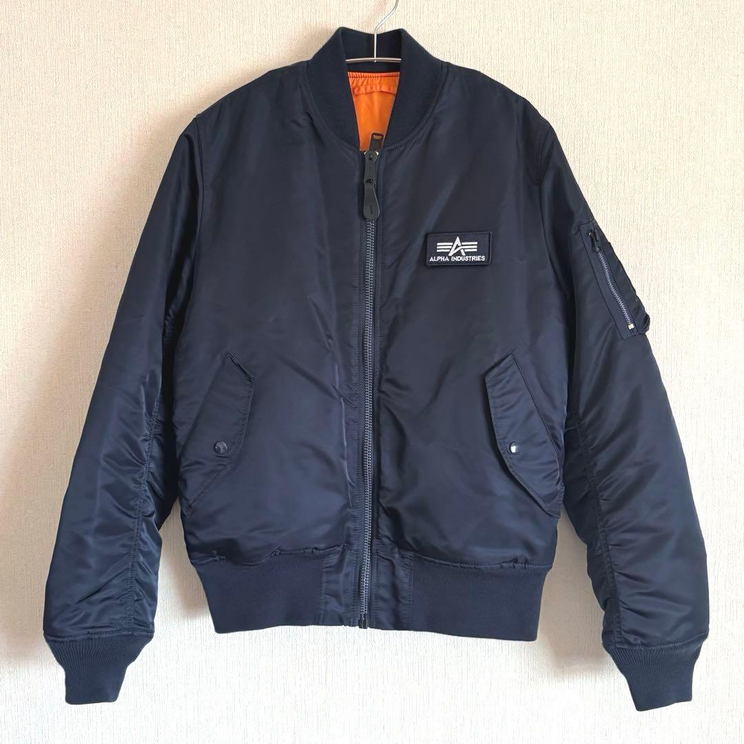 【美品】バンダイ　MA1フライトジャケット　機動戦士ガンダム　アルファコラボ　L