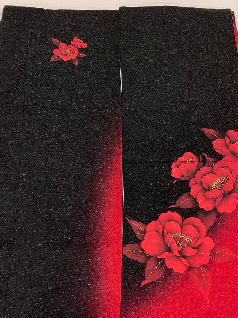 振袖 豪華 銀通し 金彩 大輪 身丈170cm パールトーン加工済