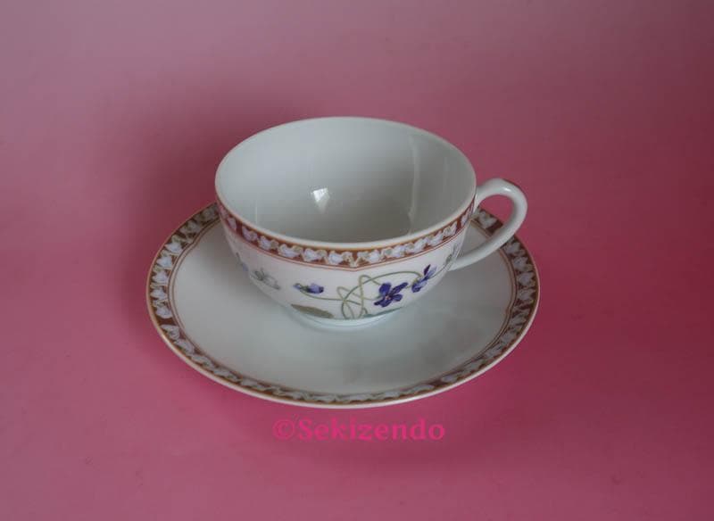 アビランド アンペラトリスユジェニー　カップ＆ソーサー　リモージュ　２４８７