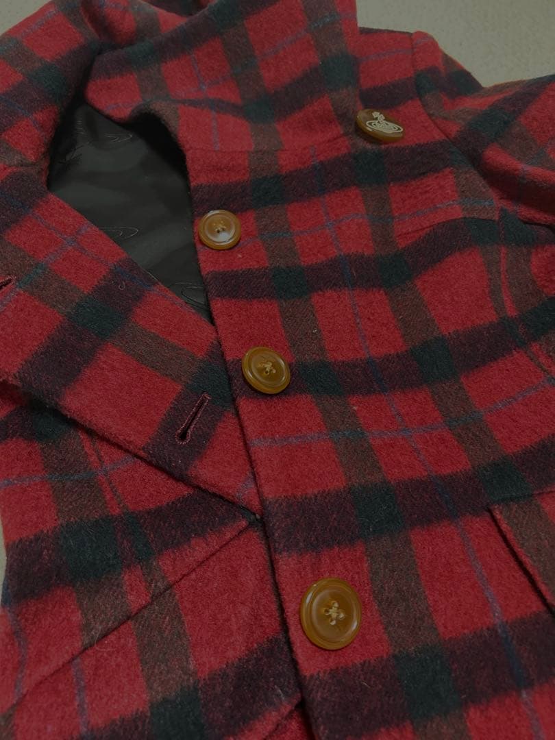 Vivienne Westwood RED LABEL コート 赤黒チェック