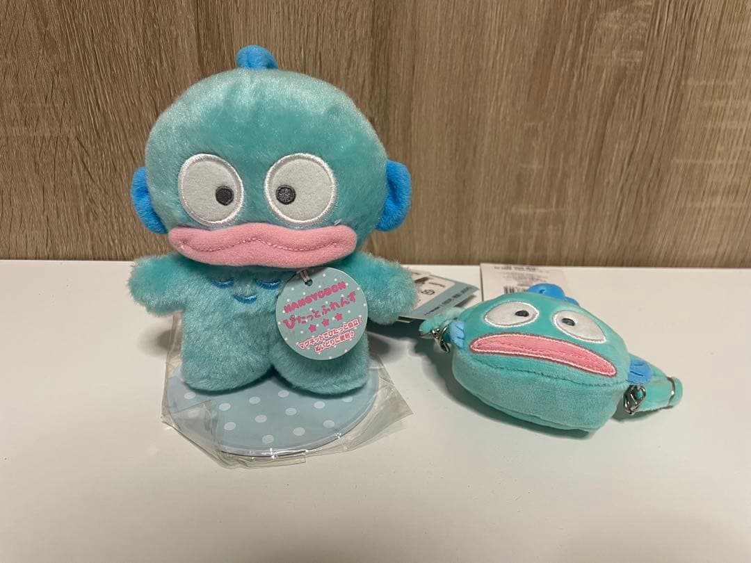 レア ハンギョドン ぴたっとふれんず ぬいぐるみ ポシェット サンリオ