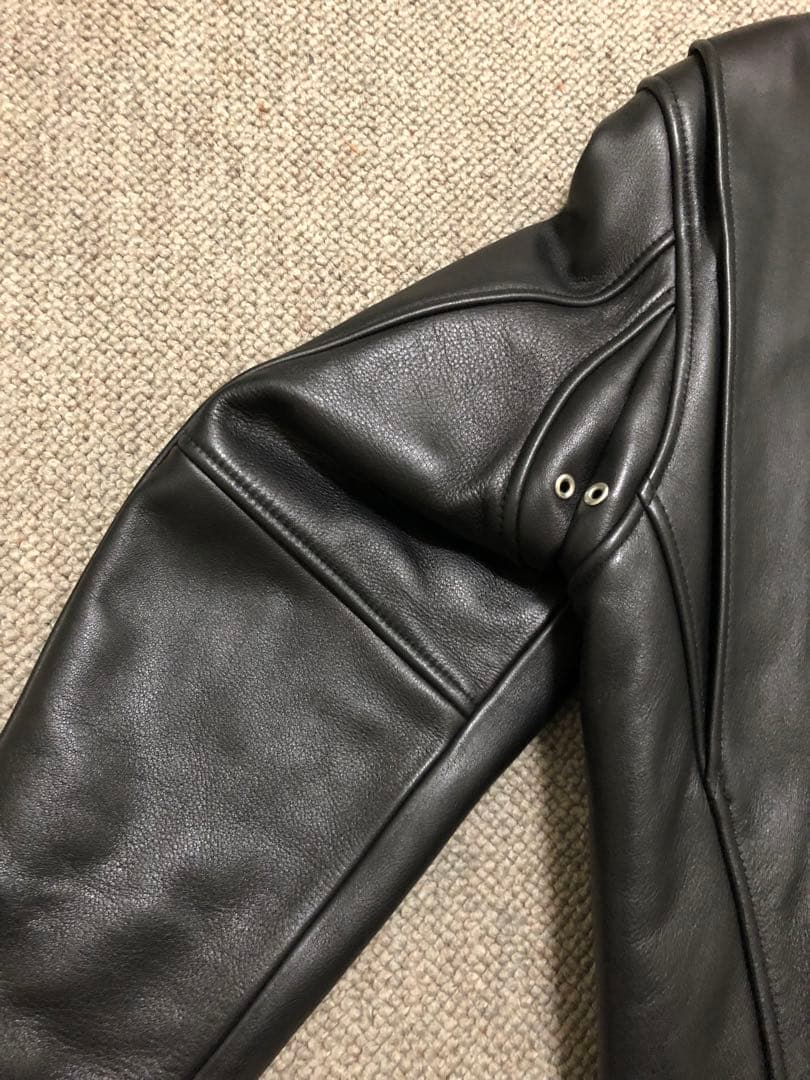 【美品】シングル ライダース ジャケット　L Lサイズ