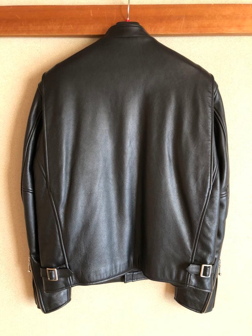 【美品】シングル ライダース ジャケット　L Lサイズ