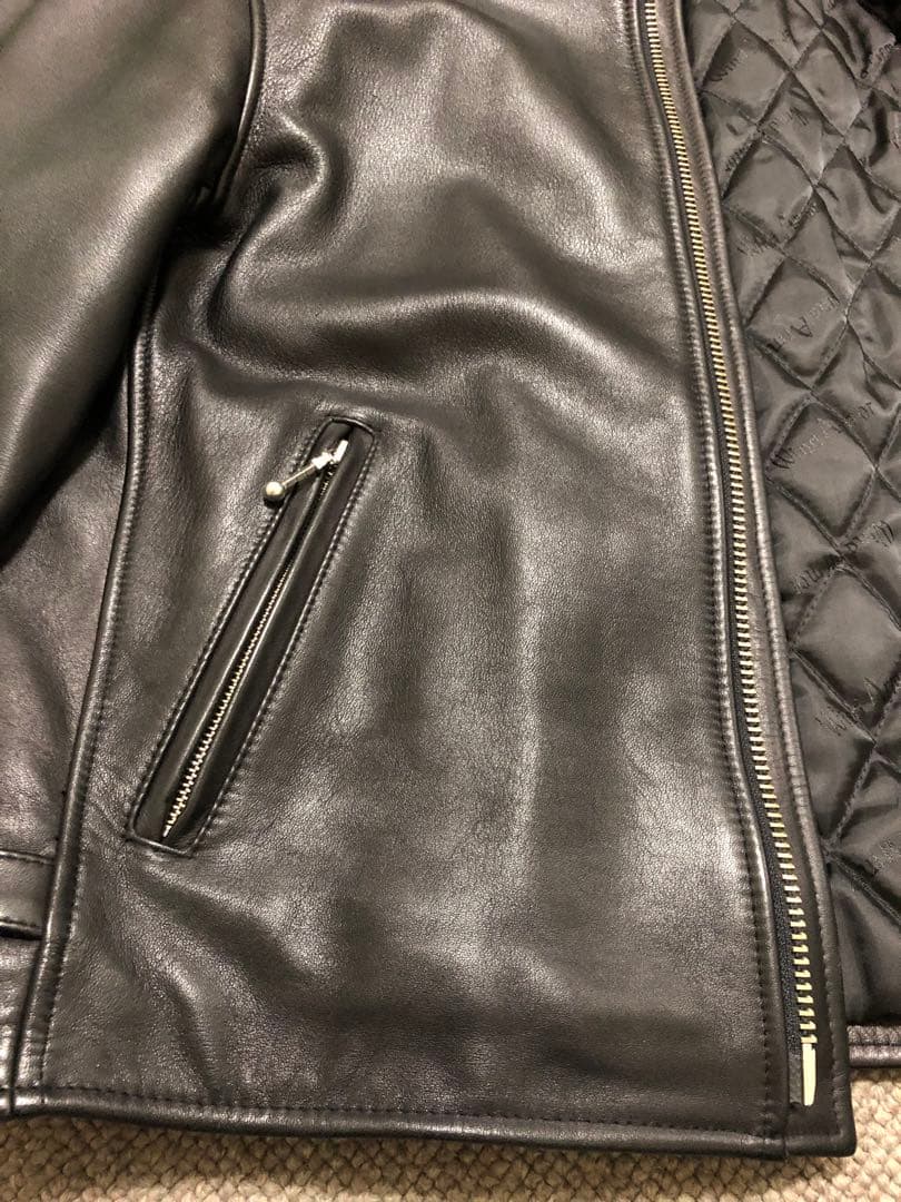 【美品】シングル ライダース ジャケット　L Lサイズ