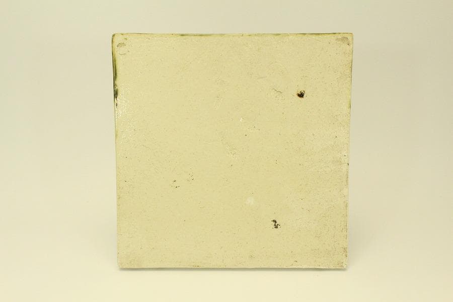 茶道具 織部 敷瓦 オリベ(メ1456)