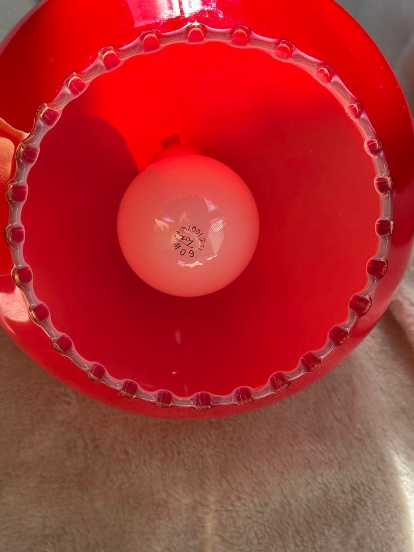 昭和レトロ　ペンダントライト　松下電工　ガラス　チューリップ　丸型　天井照明